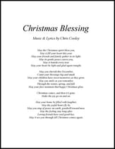 Christmas Blessing SATB choral sheet music cover